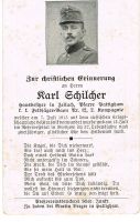 Schilcher Karl IR 59 Sterbebild
